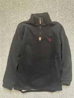 ポロ・ラルフ・ローレン ハーフジップ トレーナー ブラック
