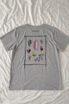 mont-bell 半袖 Tシャツ グレー 果実プリント