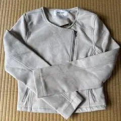 ROYAL PARTY ノーカラージャケット ベージュ