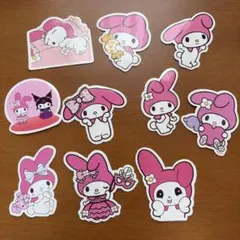 マイメロディステッカー 10枚セット