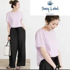 Sonny Label シルケット天竺袖フレアTシャツ　ラベンダーのサムネイル