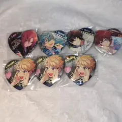 あんスタ 中国 限定 宝石心晴 ハート缶バッジ 司 朱桜司 6点 - メルカリ