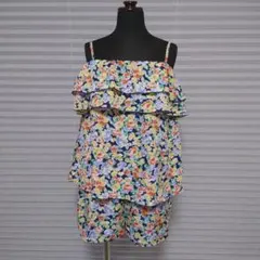 ■Honeys 花柄 オールインワン