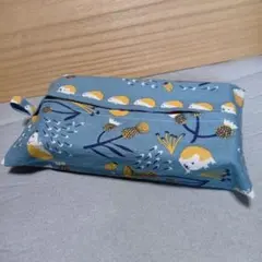 ハンドメイド ティッシュケース ◇ハリネズミ