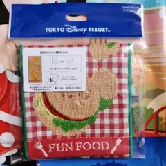 新作 ディズニー パークフード タオルポーチ