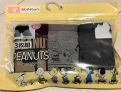 【新品】PEANUTS SNOOPY スヌーピー レディースショーツ3枚組　M