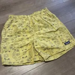 patagonia キッズバギーズショーツ5㌅　イエロー