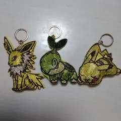 ポケモン　キラキラキーホルダー