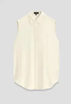 極美品✨️Theory オフショルダーブラウス コットンシャツ 手洗い可 25SS 25SS✨️Theory オフショルダーブラウス コットンシャツ 手洗い可能