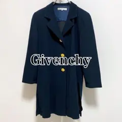 Givenchy ロングジャケット　ヴィンテージ　金ボタン　ネイビー　13のサムネイル