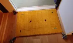 ギャッベ　ラグ　玄関マット