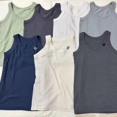 西松屋　男の子　肌着　タンクトップ　ノースリーブ　7枚セット　110