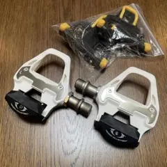 SPD-SL互換　+4mm長軸ペダル　WHITE　クリート付属のサムネイル