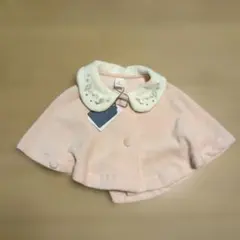 Cottonil ベビーポンチョ 80cm ピンク