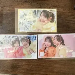 きゅーすと ラッフル くじ クリアカード 古澤里紗 川本笑瑠 桜庭遥花