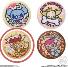 ナルミヤキャラクターズ 刺繍缶バッジビスケット　[ルッキー]