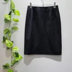 ★コムサデモード タイトスカート ひざ丈 無地 フォーマル オフィスカジュアル