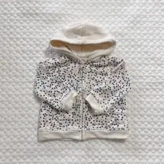 ZARAbaby フードパーカー スウェット 水玉