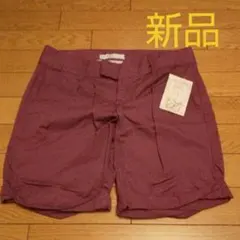 ZARA ショートパンツ 新品タグ付き パープル ワインカラー