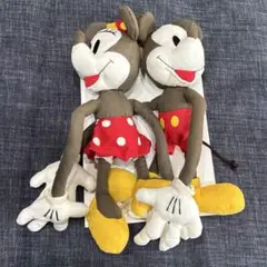 ミッキー&ミニー ぬいぐるみタッセル2体セット