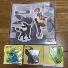 ポケモンセンター　アクリルスタンド ボタン＆ブラッキー（おまけ付き）