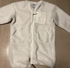 CAMP7 ジップアップフリース ボア 白 ホワイト アウター