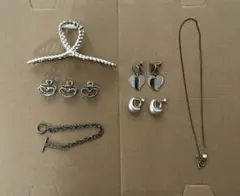 シルバーアクセサリー まとめ売り イヤリング ヘアクリップ Lattice