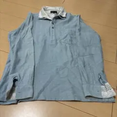 SIMPLE LIFE ポロシャツ Mサイズ 青系