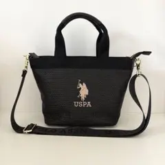 【未使用美品】U.S. POLO ASSN. トートバッグ ブラック