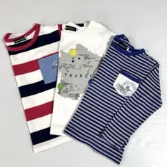BeBe 半袖Tシャツ ロンT 3点まとめ売り100〜110