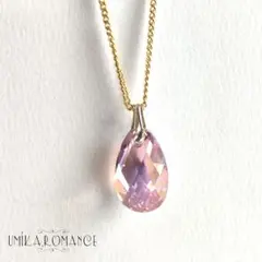 お買い得品！小さな光るアメジストのネックレス ★ 金具変更可