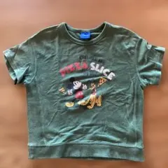 Disney ミッキー＆プルート Tシャツ グリーンのサムネイル