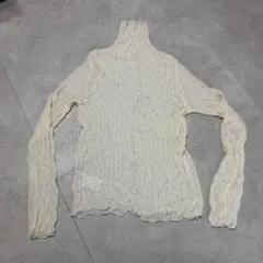 【新品未使用】【ROPÉ PICNIC】ハイネックシアー長袖トップス