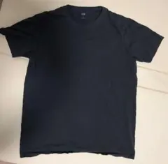 UNIQLO スーピマコットン Tシャツ ネイビー XL