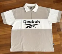 Reebok ハーフジップ ポロシャツ ベージュ XLサイズのサムネイル
