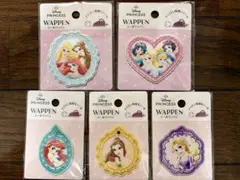 ディズニープリンセス ワッペン セット