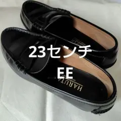 HARUTA ブラック 本革ローファー