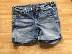 デニムショートパンツ レディース