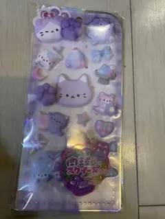 もちプニューステッカー　猫　もちプニュ〜