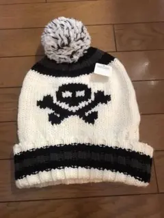 【新品】ニット帽　ドクロマーク