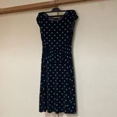 EN FOCUS STUDIO ドット柄 ノースリーブワンピース サイズ6のサムネイル