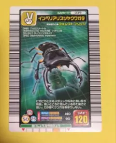 インペリアリスツヤクワガタ ムシキング カード