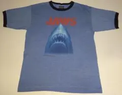 ① jaws tシャツ ジョーズ 映画 ビンテージ M リンガー