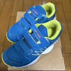 キッズテニスシューズ YONEX 青/黄 21㌢