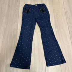 ALGY GIRL ハート柄 デニムパンツ　サイズ140