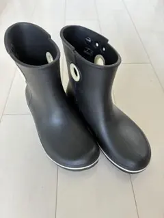 Crocs レインブーツ ブラック レディース キッズのサムネイル