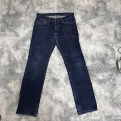 EDWINダークブルー ストレートデニム