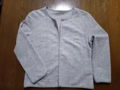 Natural　Beauty　BASIC グレー ノーカラージャケット Mサイズ
