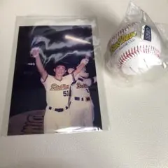 オリックス　イチロー選手　サインボール　写真付のサムネイル