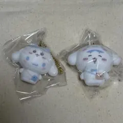 ちいかわ シークレットフロッキーマスコットチャーム ハチワレ シナモロール